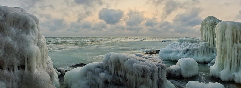 Замерзшее Черное море