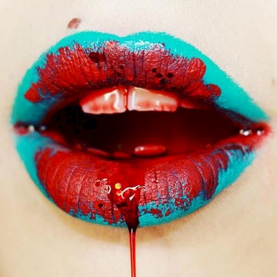 Если внешний вид может убивать, называйте себя уничтожительницей вампиров губы, искусство, макияж