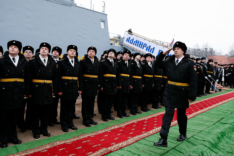 Сторожевой корабль "Адмирал Григорович" введен в состав ВМФ России