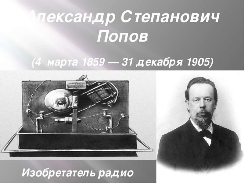 🗊 Попов Александр Степанович Изобретение радио