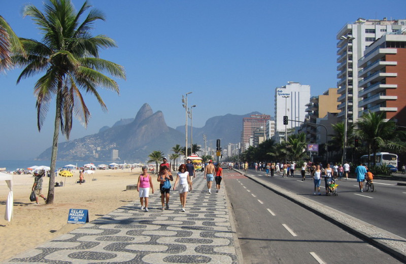 Rio Район Ipanema Едем на олимпиаду