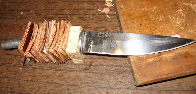 Как сделать кухонный нож из дерева своими руками. Острее стального!