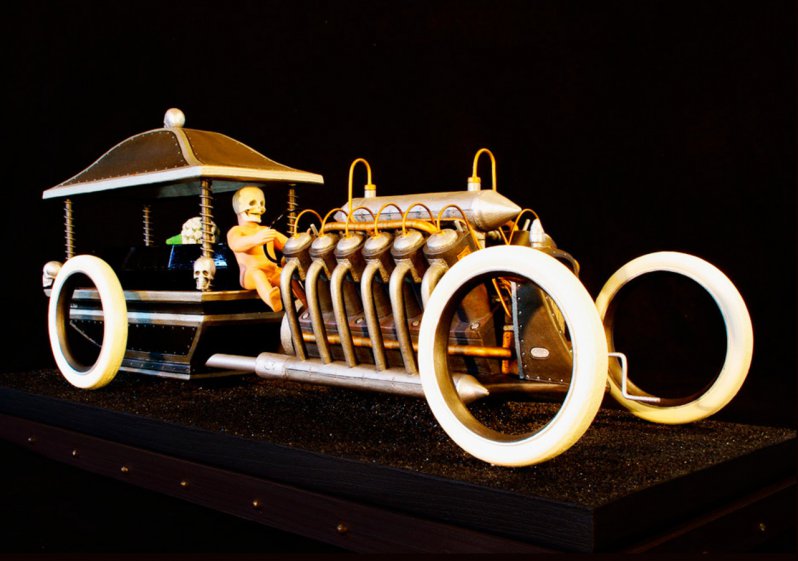 Автомобильные скульптуры француза Гийома Моро