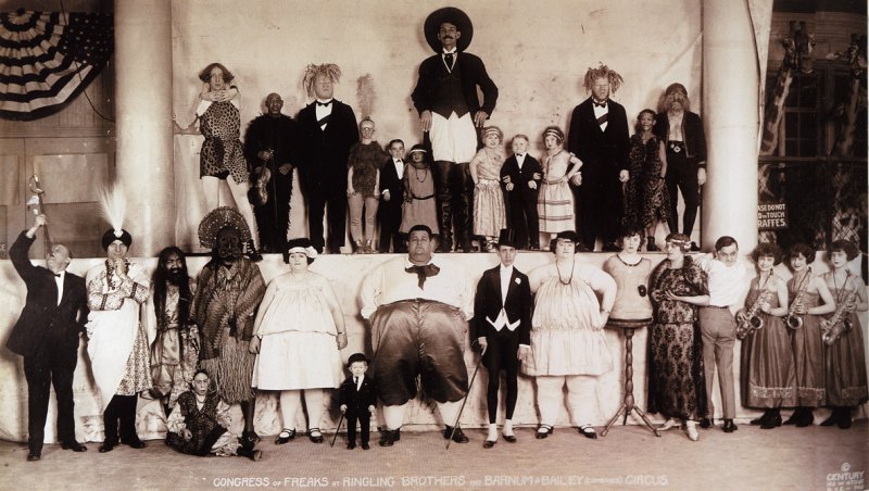 6. Цирк уродов братьев Ринглинг, Барнума и Бейли, 1924 год