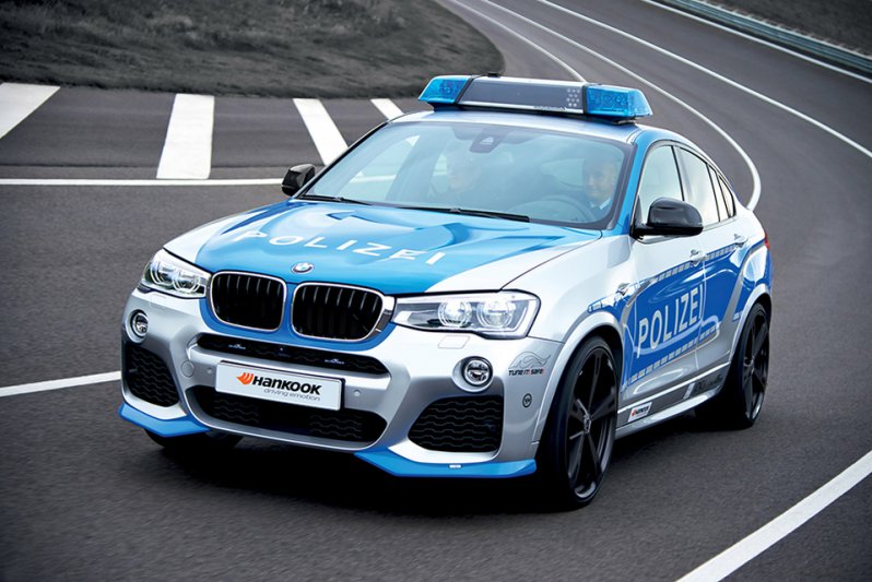 Police BMW X4 20i TUNE IT! SAFE! by AC Schnitzer