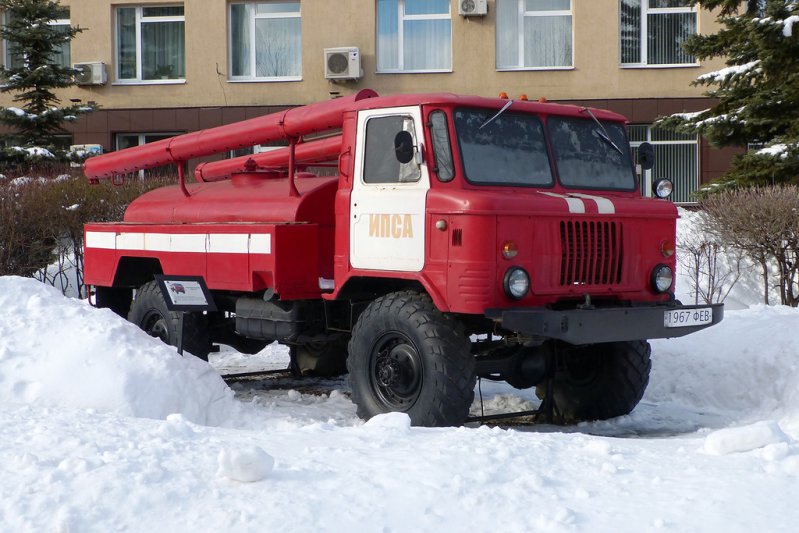 Пожарная автоцистерна АЦ-30(66-01)-146 1971 года выпуска на шасси ГАЗ-66-01. 