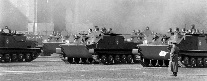 БТР-50, СССР.  В эксплуатации с 1955 года.
