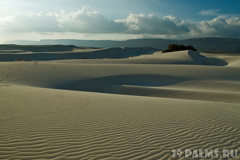 Белоснежные дюны Сокотры