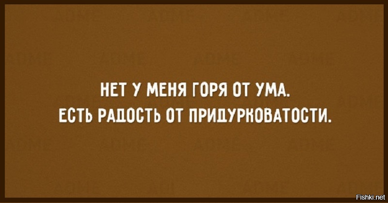 Умов е в. Нет у меня горе от ума есть радость. Нет у меня горе от ума есть радость от придурковатости. Радость от ума. Тихо сам с собою я веду беседу.