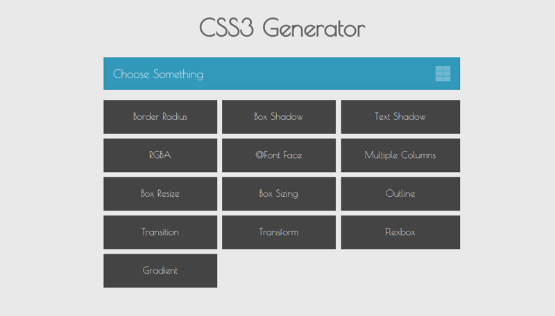 Удобный CSS3-генератор