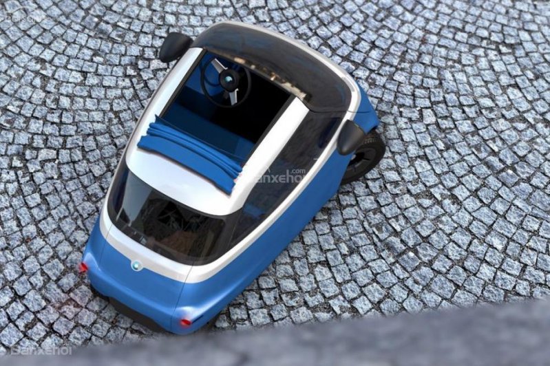 Электрический миниавтомобиль в стиле BMW Isetta