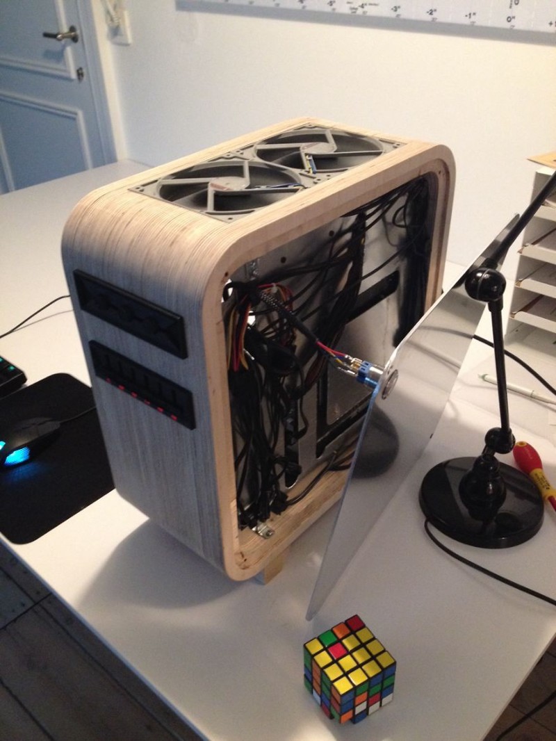 Необычный моддинг – компьютер в деревянном корпусе своими руками