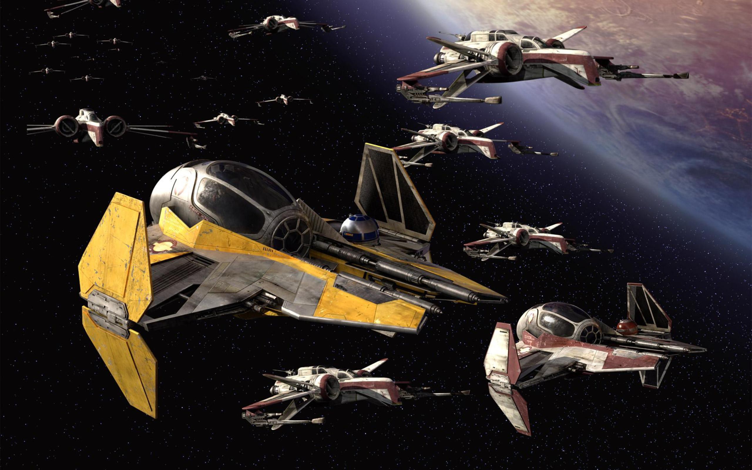 Все корабли из "Звездных войн" .