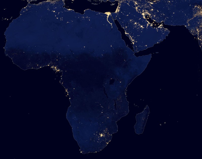 это Африка, где проживает 1 млрд человек