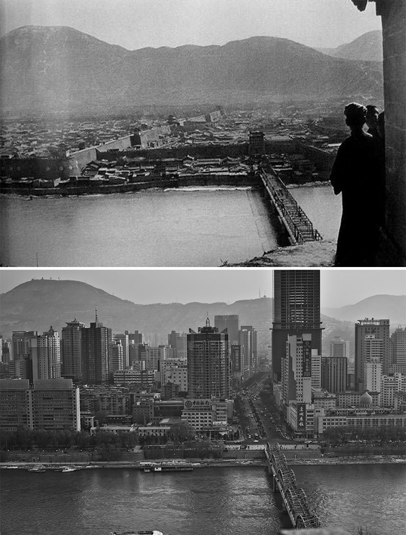 Ланьчжоу, 1930 год и 2016 год
