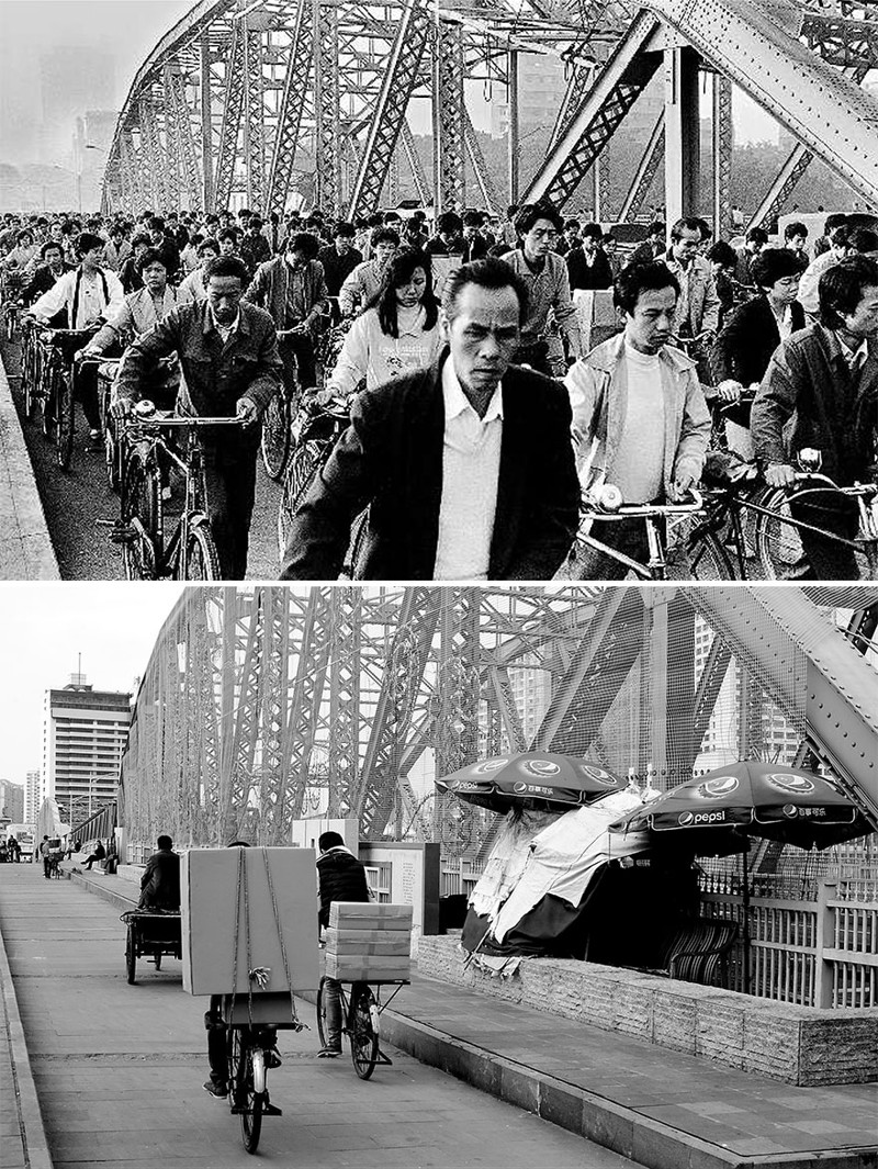 Гуанчжоу, 1980 год и 2016 год