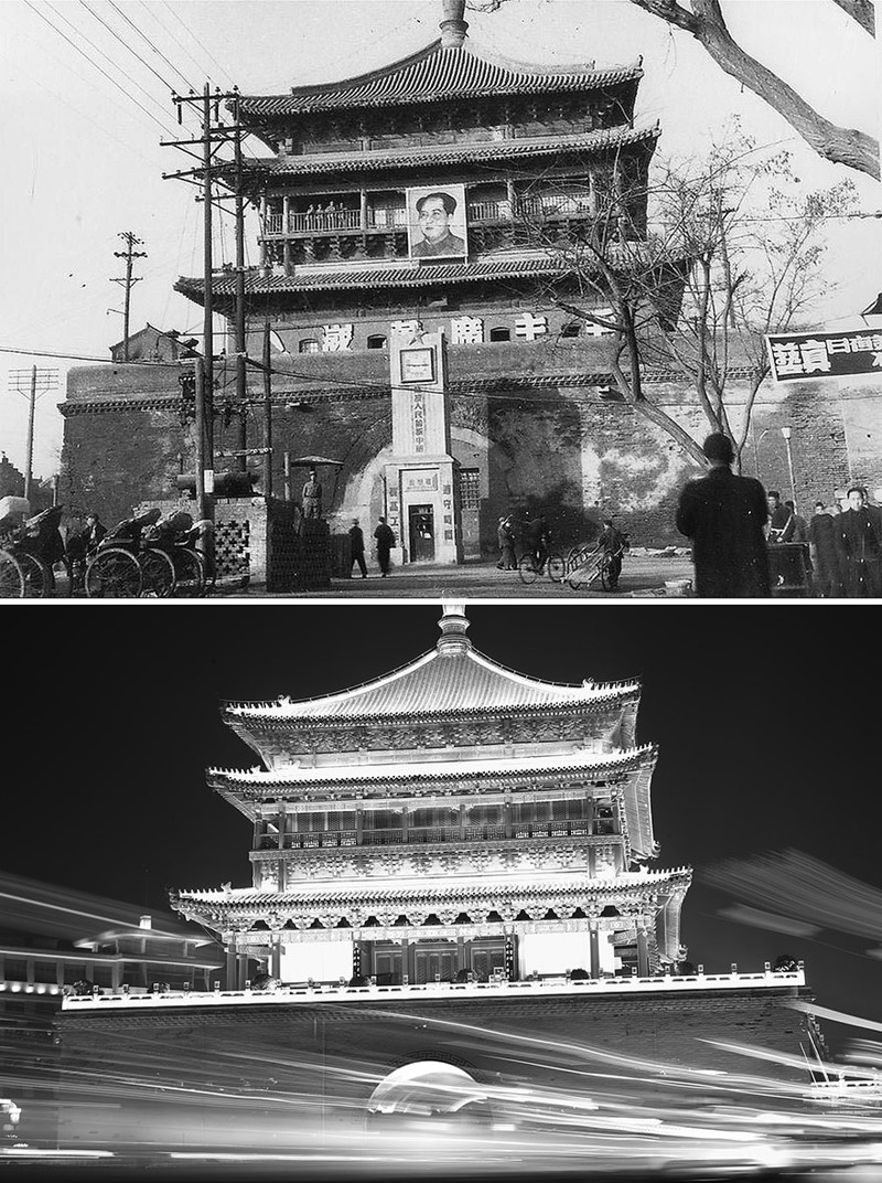 Сиань, 1949 год и 2016 год