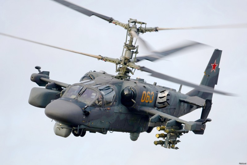 Вертолеты Ка-52 впервые применены в Сирии  