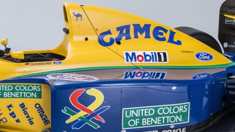 Болид Benetton Шумахера будет продан в Монако