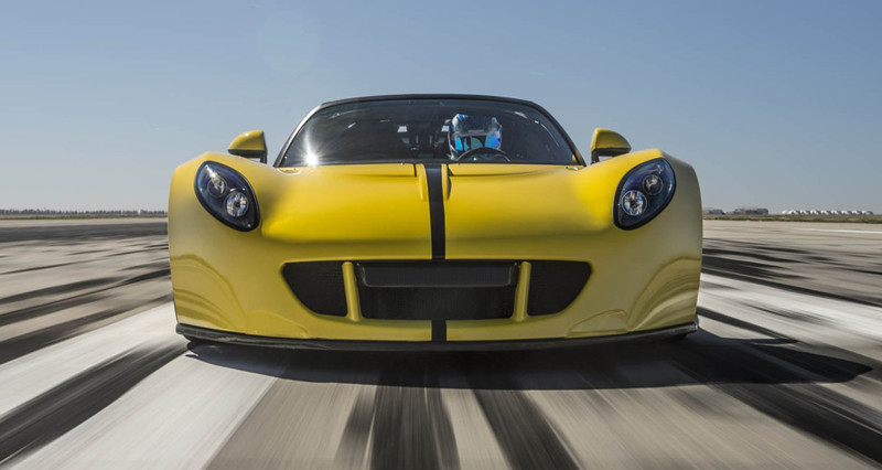 Тарга Hennessey Venom GT Spyder побила рекорд скорости
