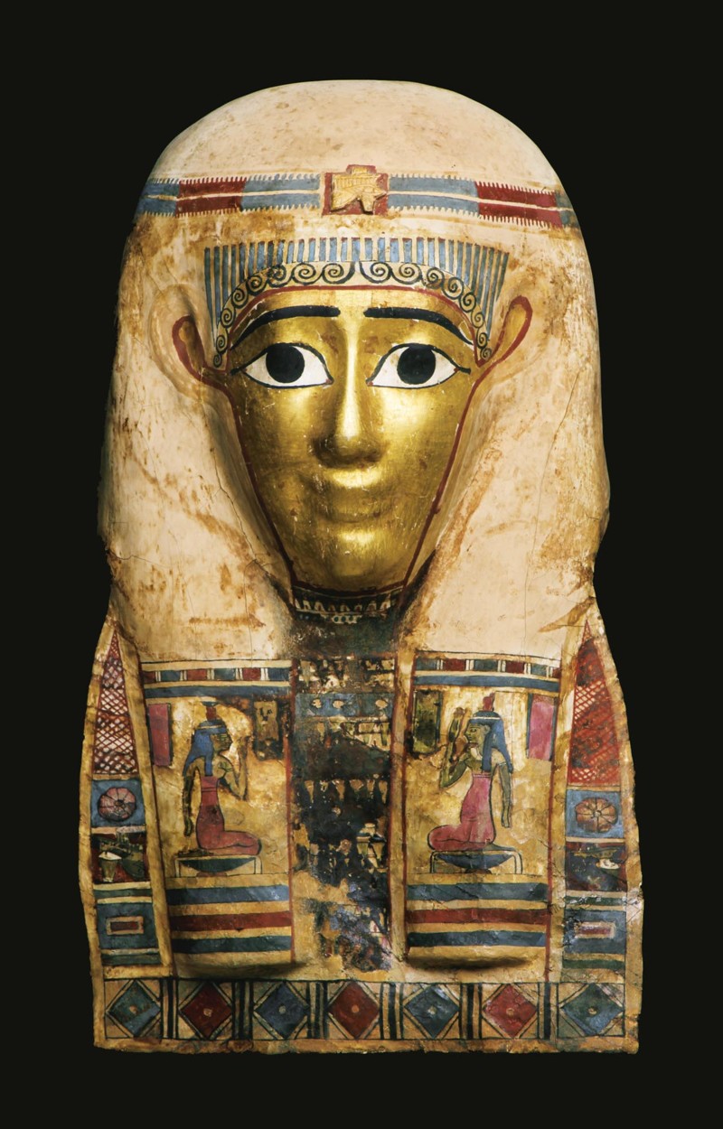 Посмертная маска, картонаж, период Птолемеев, 100-30 до Н.Э, лот 20 000-30 000 $