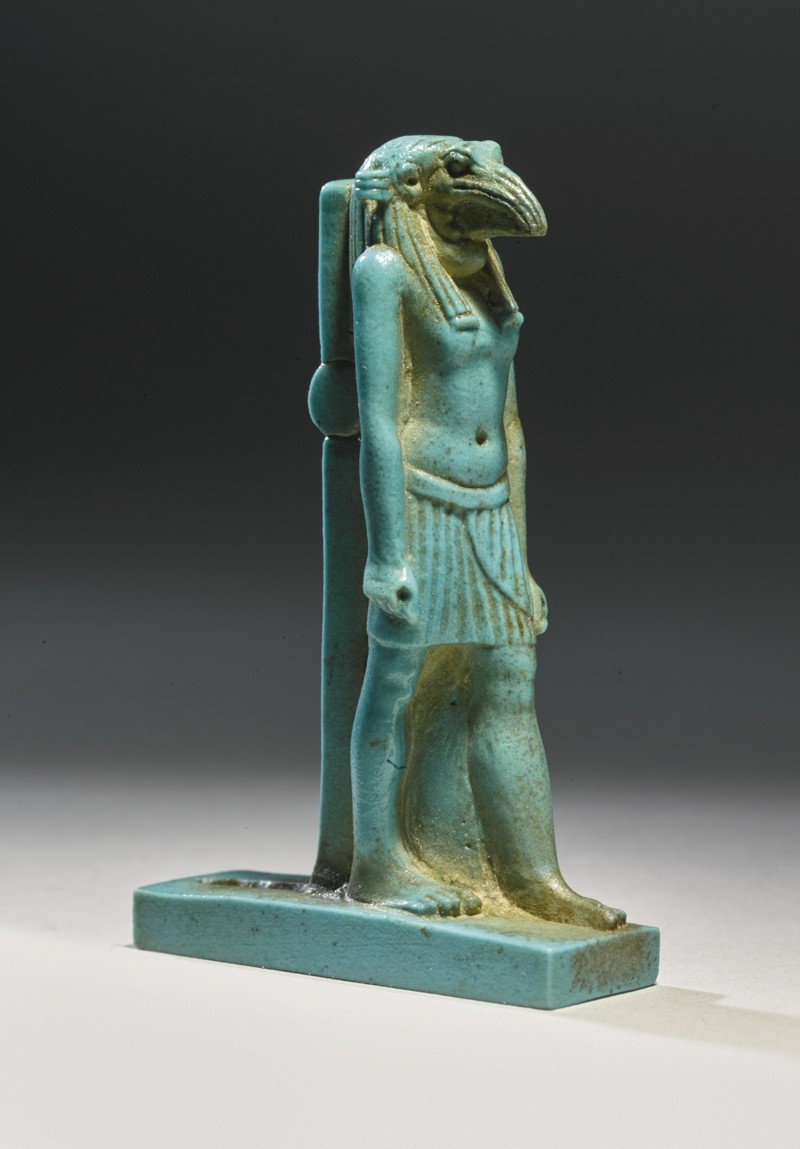 Амулет бога Тота из фаянса, 26-30 династии, 664-342 до Н.Э. Продано за 11 250 $