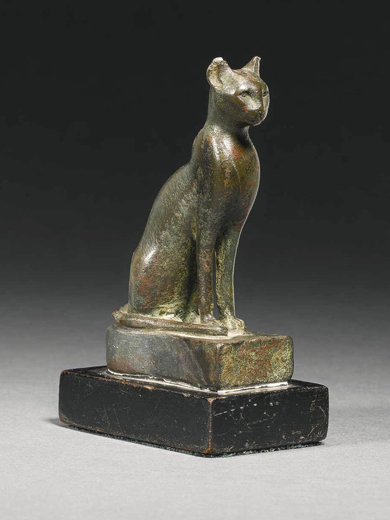 Бронзовая фигура кошки, 21-26 династии, 1075-525 до Н.Э.Продан за 8 750 $