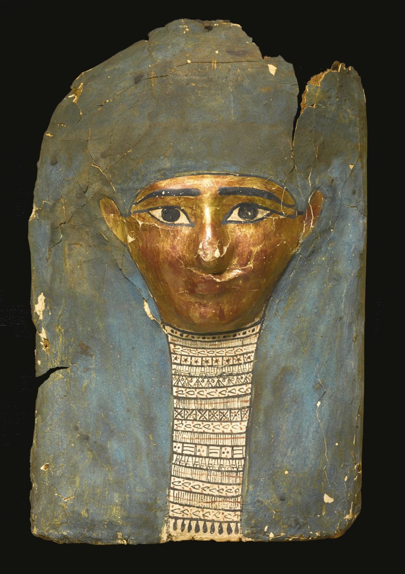 Посмертная маска, картонаж, период Птолемеев, 100-30 до Н.Э, лот 5 000-8 000 $