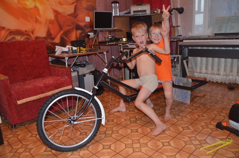 Изготовление трёхколёсного велосипеда с дифференциалом