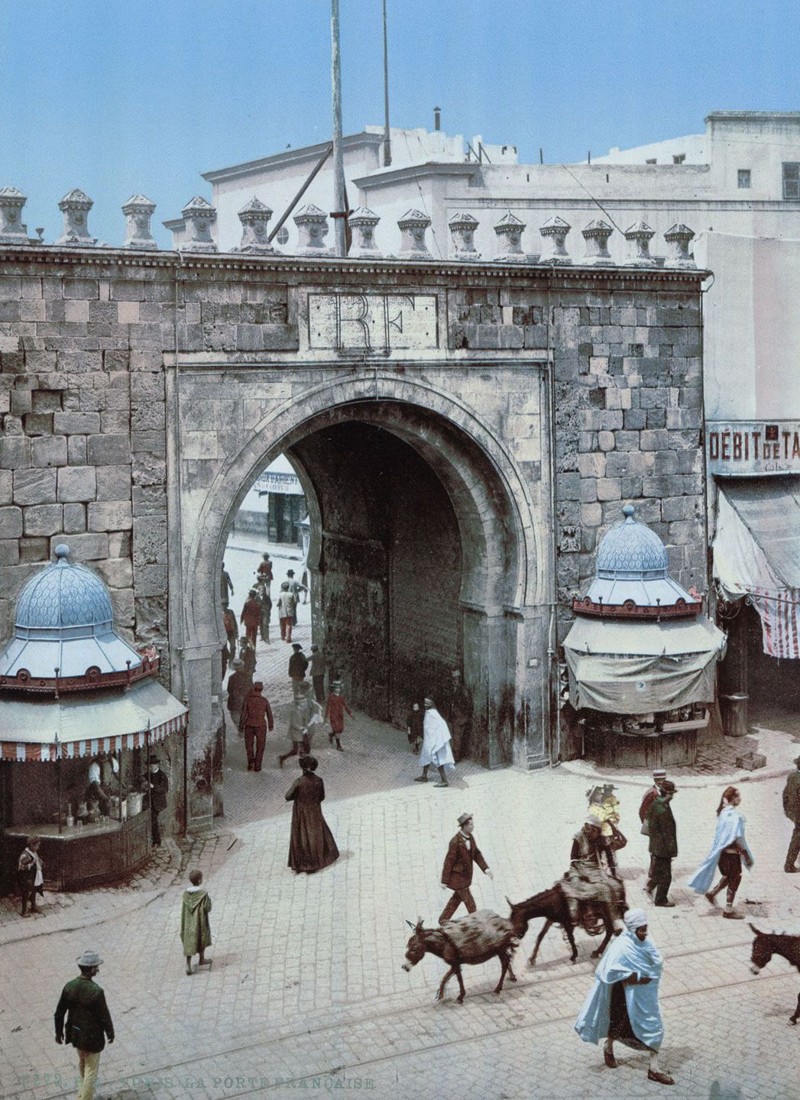 Эффектные цветные открытки из Туниса рубежа XIX-XX веков
