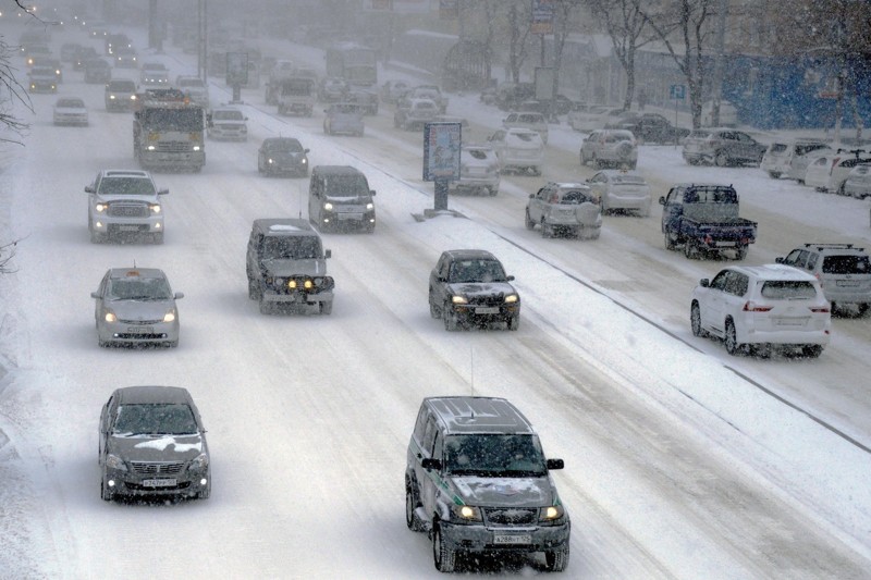 В Москве объявлено штормовое предупреждение из-за снегопада и метели