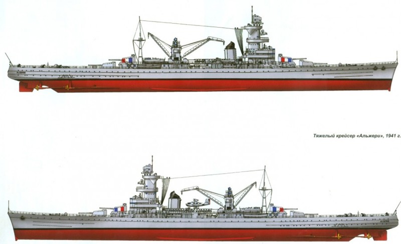 Бесславные корабли. Крейсер "Алжир" - боевой дух Франции