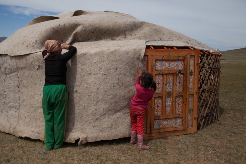 Жизнь в монгольской степи