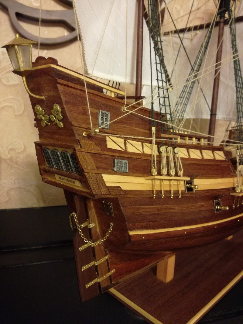 Модель исторического парусника XVII века "Mayflower" своими руками