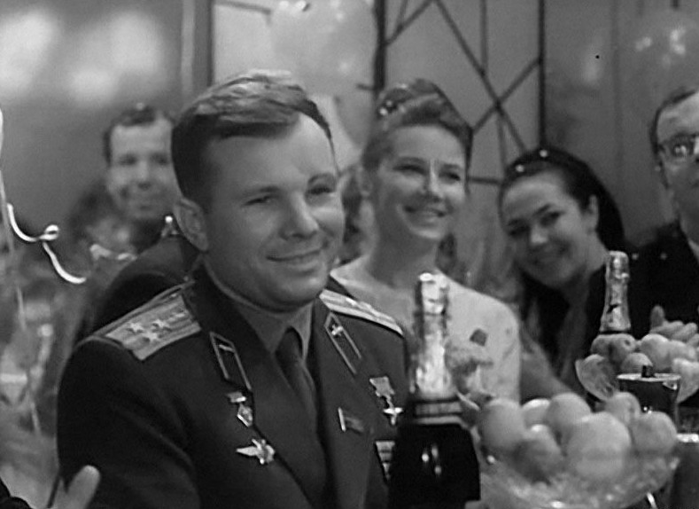 Юрий Гагарин на "Голубом огоньке" 1963 год
