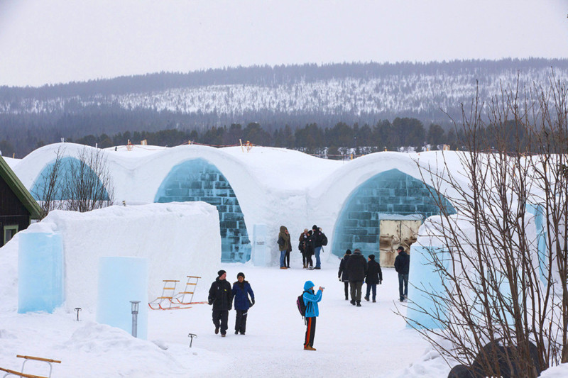 Айс-отель Icehotel в Jukkasjärvi, Швеция