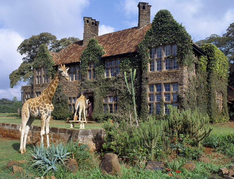 "Жираф Мэйнор" Giraffe Manor в Найроби, Кения