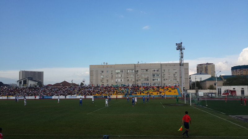Местная футбольная команда выступает в Еврокубках, т.к. Атырау - это Европа (территориально)