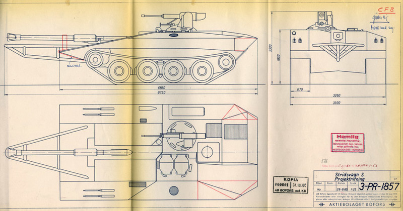 Удивительный танк Stridsvagn 103