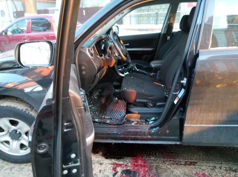 В Рязани взорвался автомобиль в котором ехала девушка