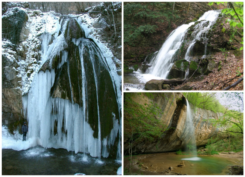 В Крыму множество красивейших водопадов