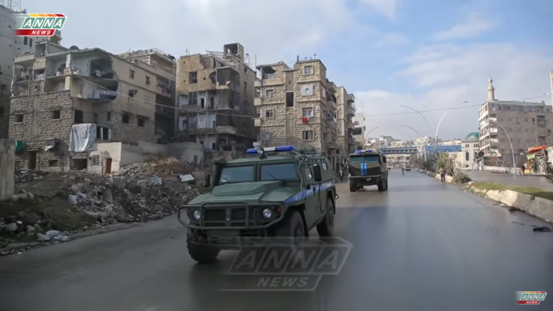 Российская военная полиция в Алеппо. 