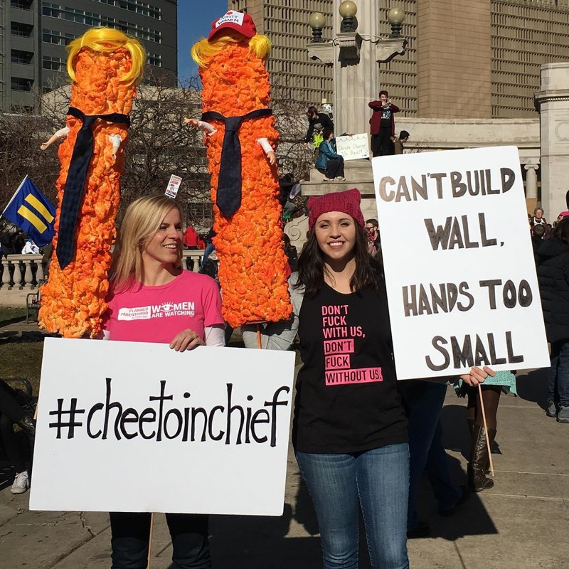 Женский марш в США: Страшные бабы VS Дональд Трамп
