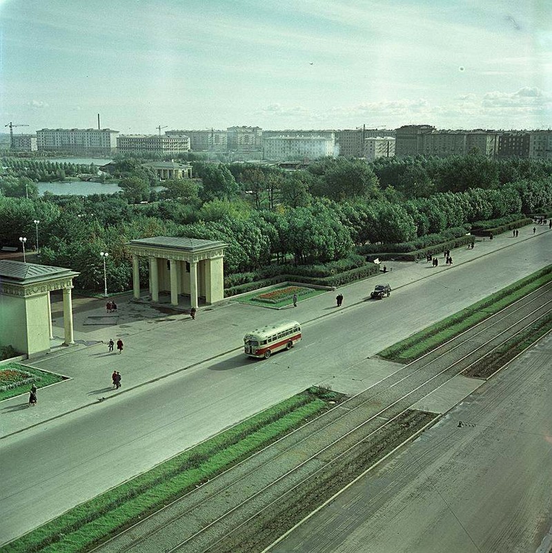 Ленинград. Московский парк Победы, открытый в 1946 г. 1950-е: