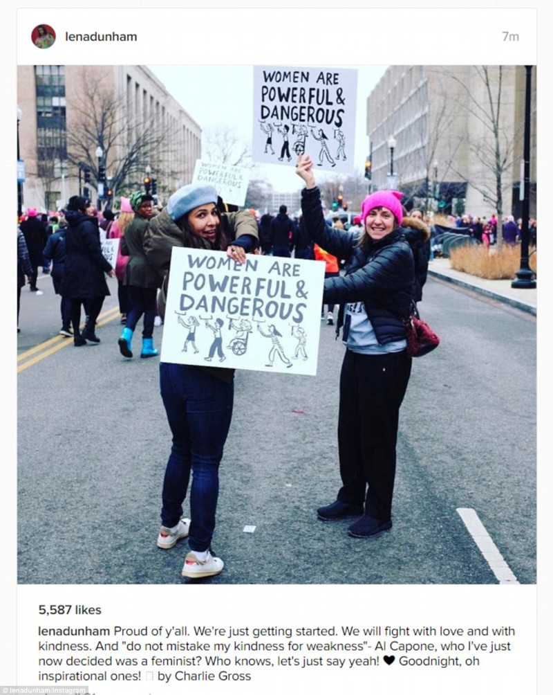 Красавицы Голливуда вышли на улицы протестовать против Трампа!