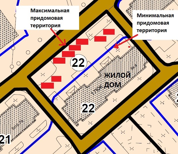 дал Какой прилегающей территорий является к зданию красота