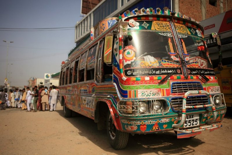 Индийский автобус 