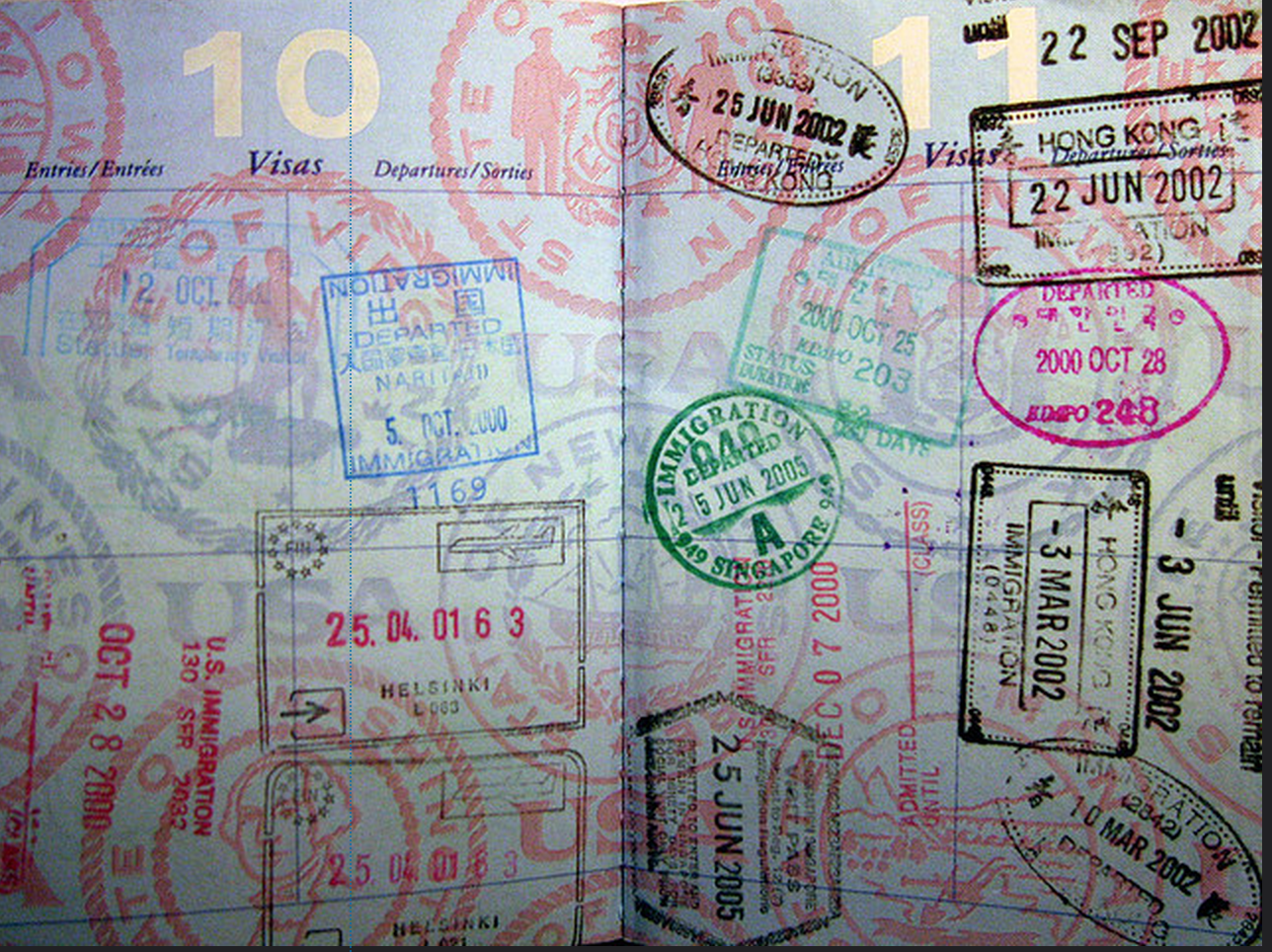 Visa за границей