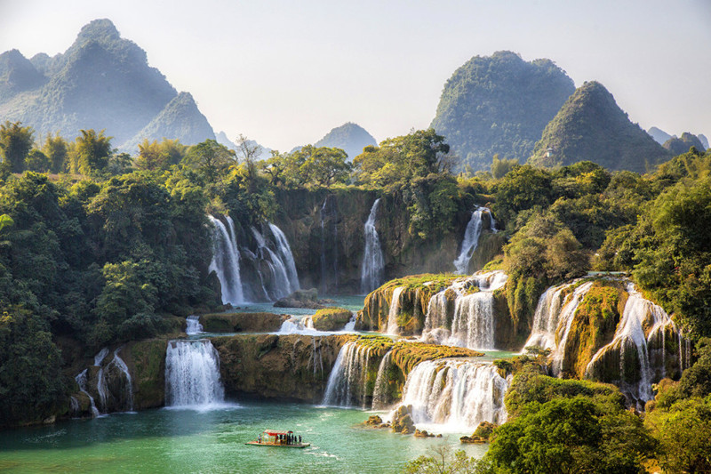 Водопад Детиан — между Китаем и Вьетнамом