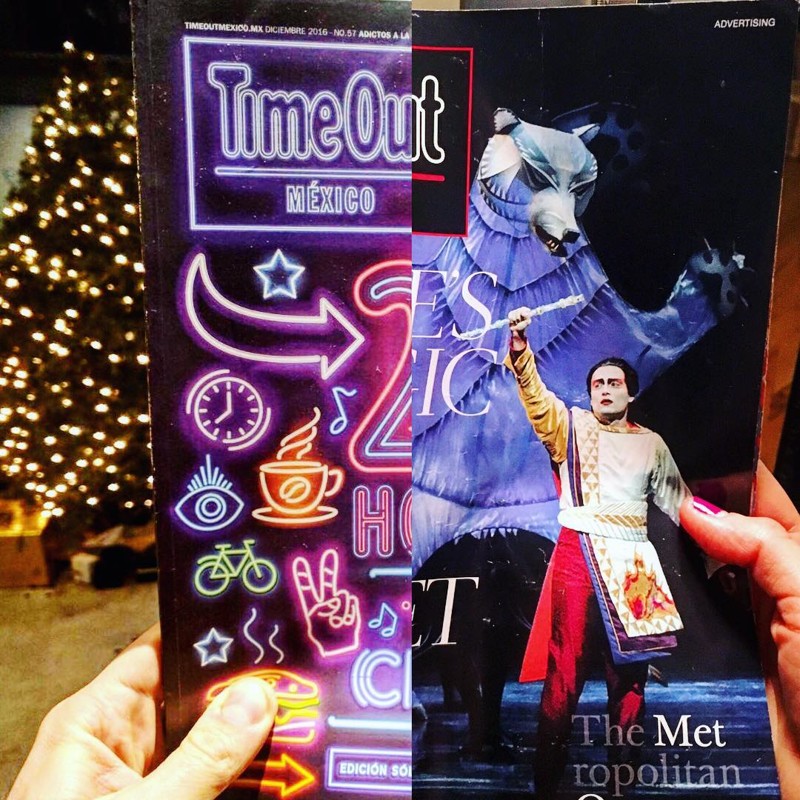 Журнал Time Out в Мехико и в Нью-Йорке